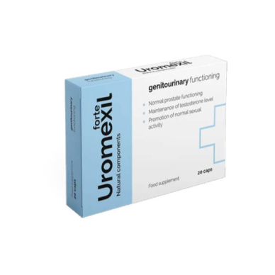 Uromexil Forte - kapsulas potences palielināšanai Uromexil Forte - kapsulas potences palielināšanai